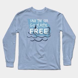 Save the Sea Go Plastic Free Long Sleeve T-Shirt